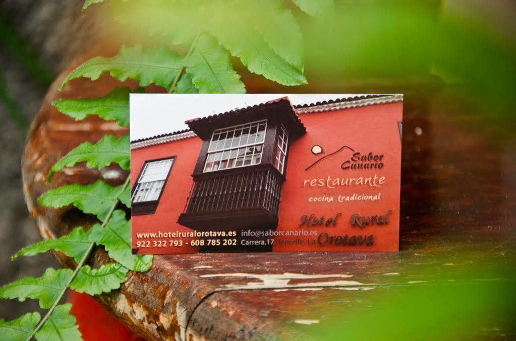 Hotel Rural Orotava La Orotava Exteriör bild